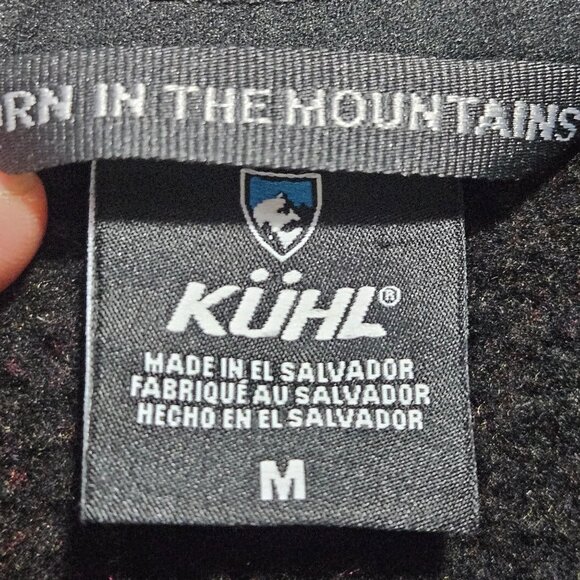 Kühl Mens Interceptr Fleece Jacket Size M Black With Zippered Pockets & Logo - Picture 4 of 15